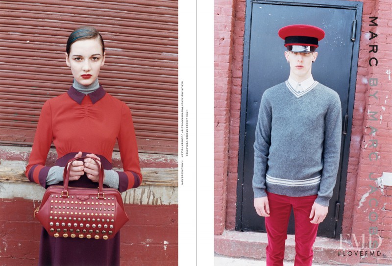 Hailey Hasbrook featured in  the Marc by Marc Jacobs advertisement for Autumn/Winter 2012