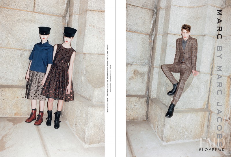 Hailey Hasbrook featured in  the Marc by Marc Jacobs advertisement for Autumn/Winter 2012