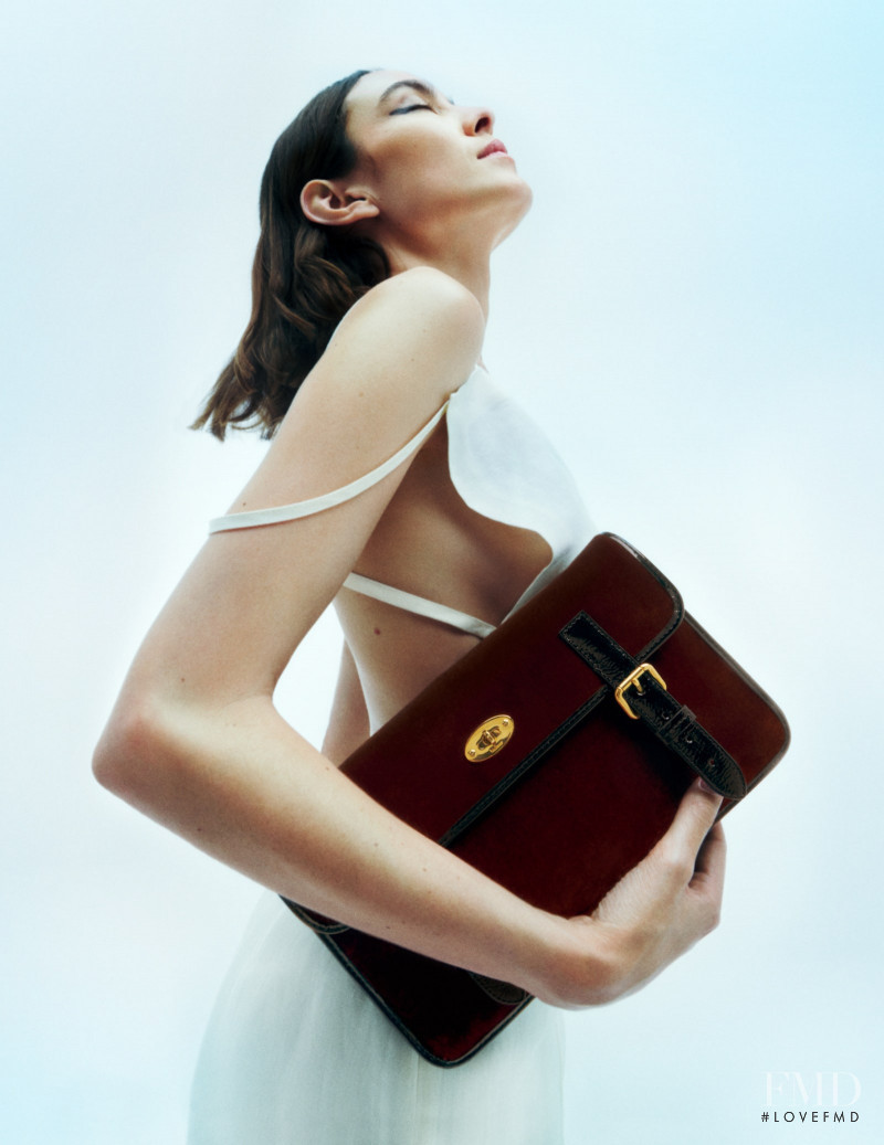 Alexa Chung featured in  the Mulberry Mulberry x Alexa Chung advertisement for Summer 2021