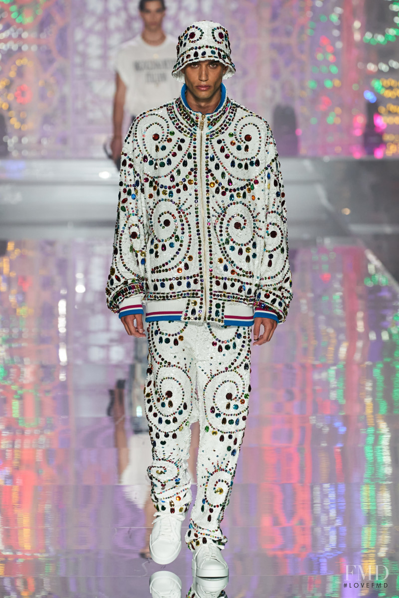 Miguel Vital featured in  the Dolce & Gabbana fashion show for Spring/Summer 2022