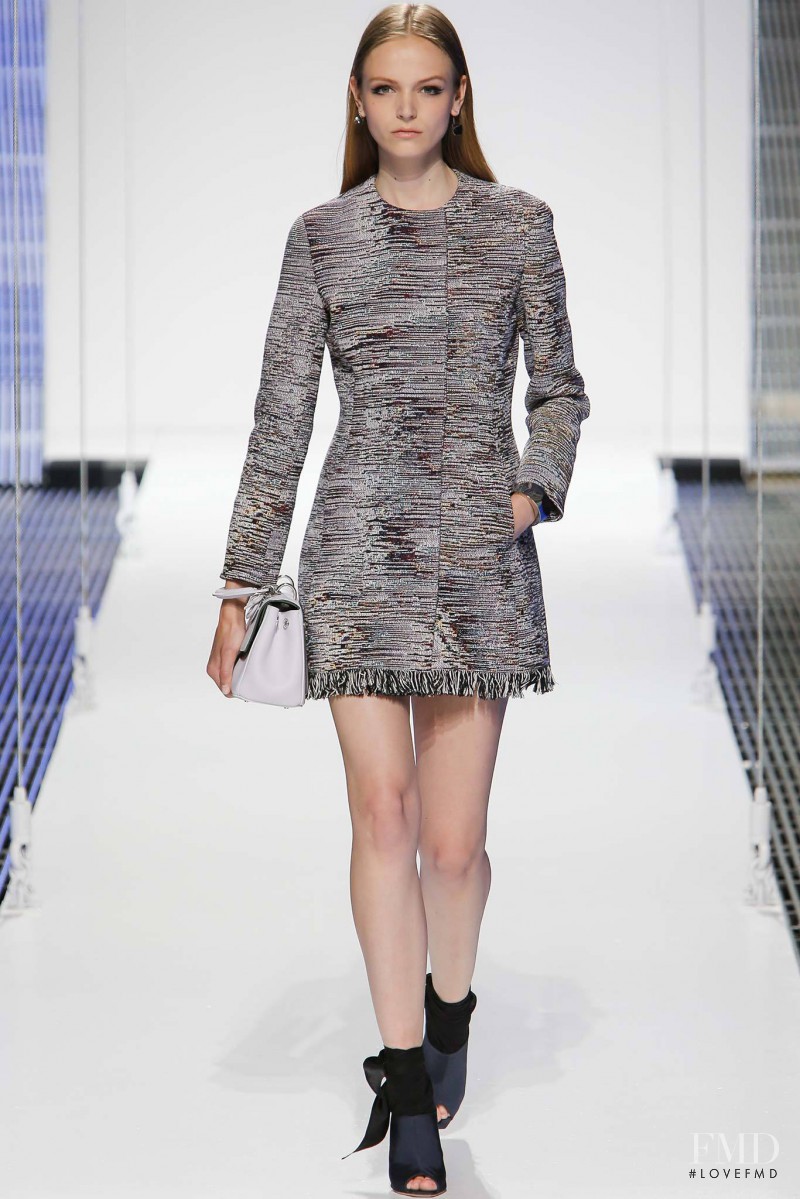 Jessica Bergs featured in  the Christian Dior fashion show for Cruise 2015