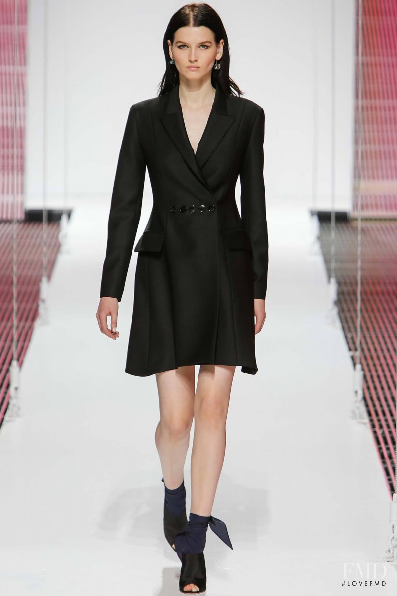 Katlin Aas featured in  the Christian Dior fashion show for Cruise 2015