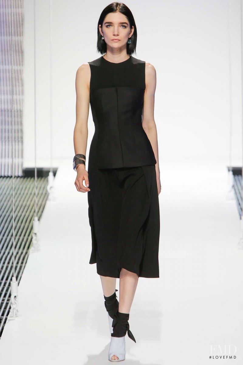 Janice Alida featured in  the Christian Dior fashion show for Cruise 2015