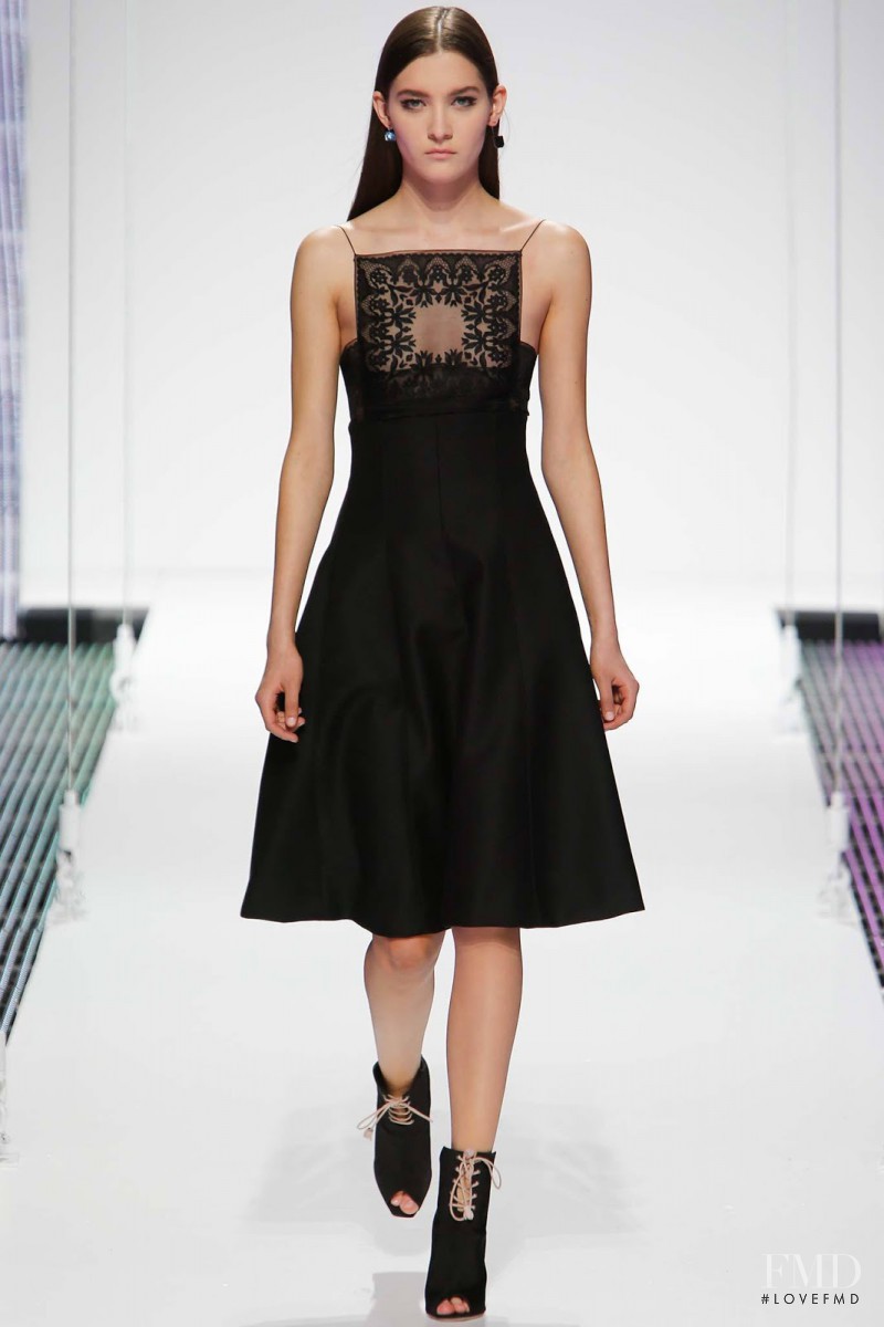 Emma Waldo featured in  the Christian Dior fashion show for Cruise 2015