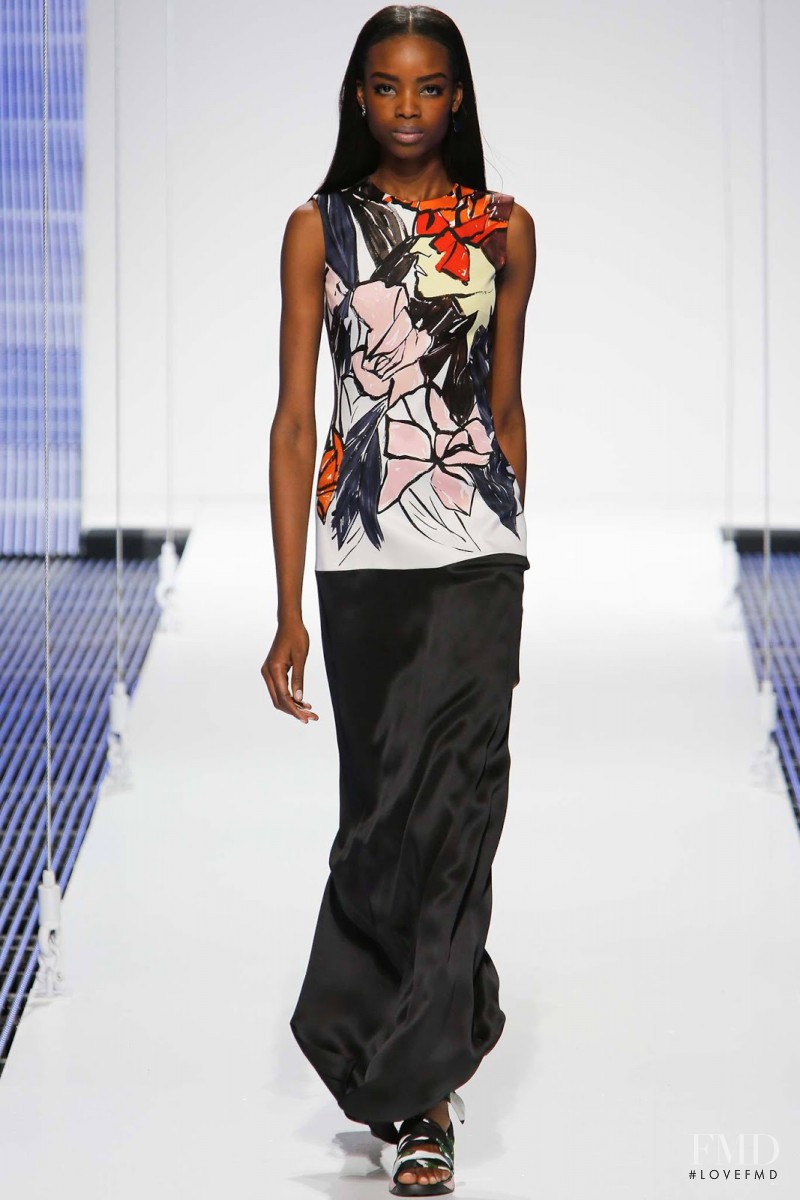 Maria Borges featured in  the Christian Dior fashion show for Cruise 2015