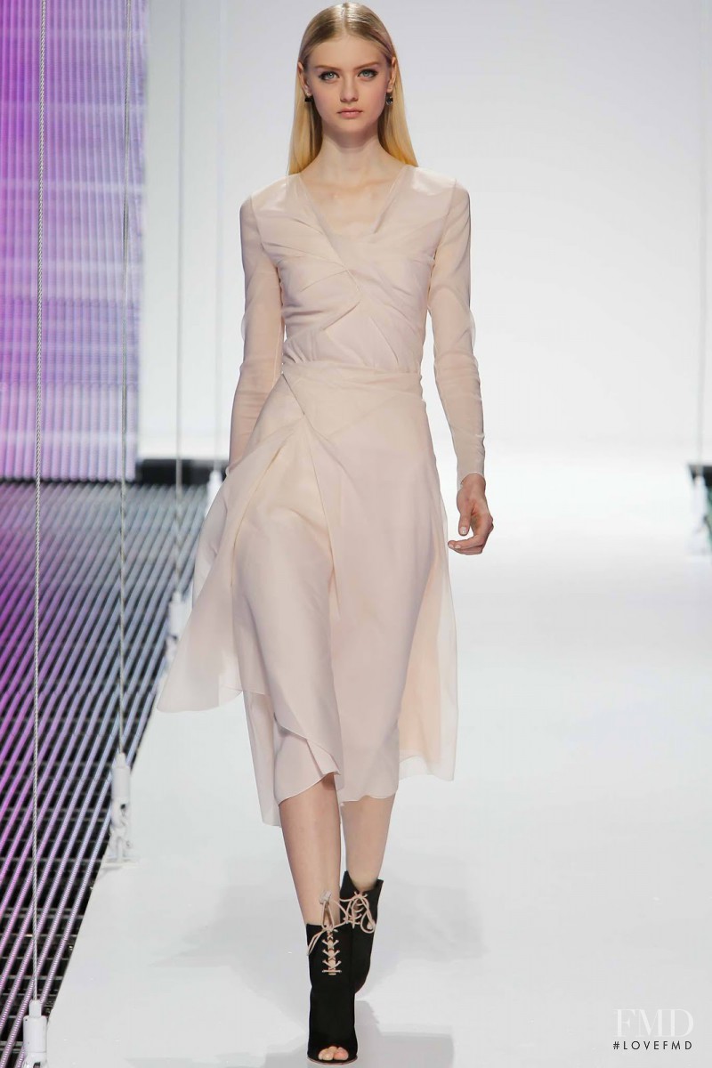 Nastya Kusakina featured in  the Christian Dior fashion show for Cruise 2015