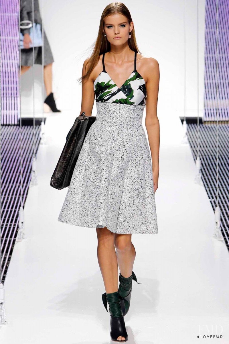 Franciska Gall featured in  the Christian Dior fashion show for Cruise 2015