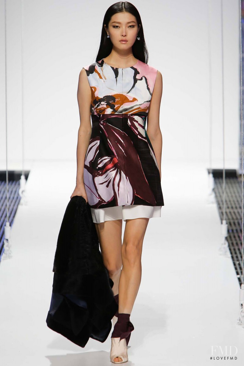 Sung Hee Kim featured in  the Christian Dior fashion show for Cruise 2015