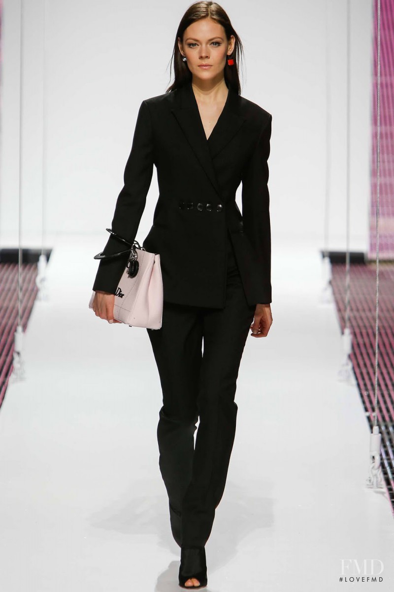 Kinga Rajzak featured in  the Christian Dior fashion show for Cruise 2015