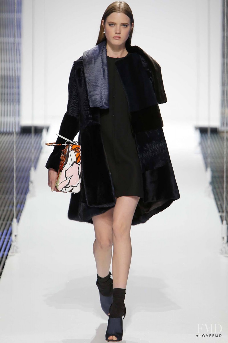 Milana Kruz featured in  the Christian Dior fashion show for Cruise 2015