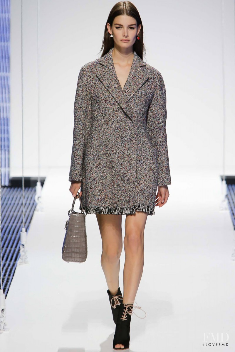 Ophélie Guillermand featured in  the Christian Dior fashion show for Cruise 2015