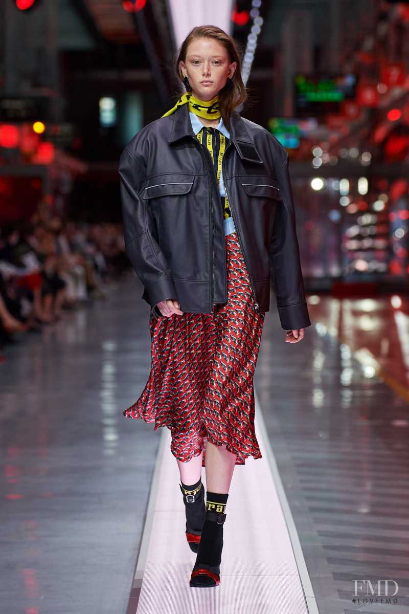 Sara Grace Wallerstedt featured in  the Ferrari Concept fashion show for Spring/Summer 2022