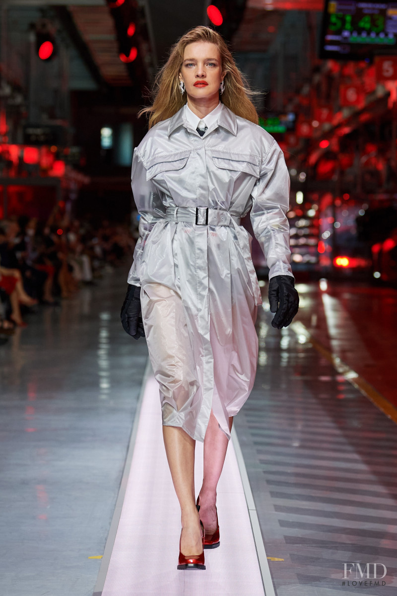 Natalia Vodianova featured in  the Ferrari Concept fashion show for Spring/Summer 2022
