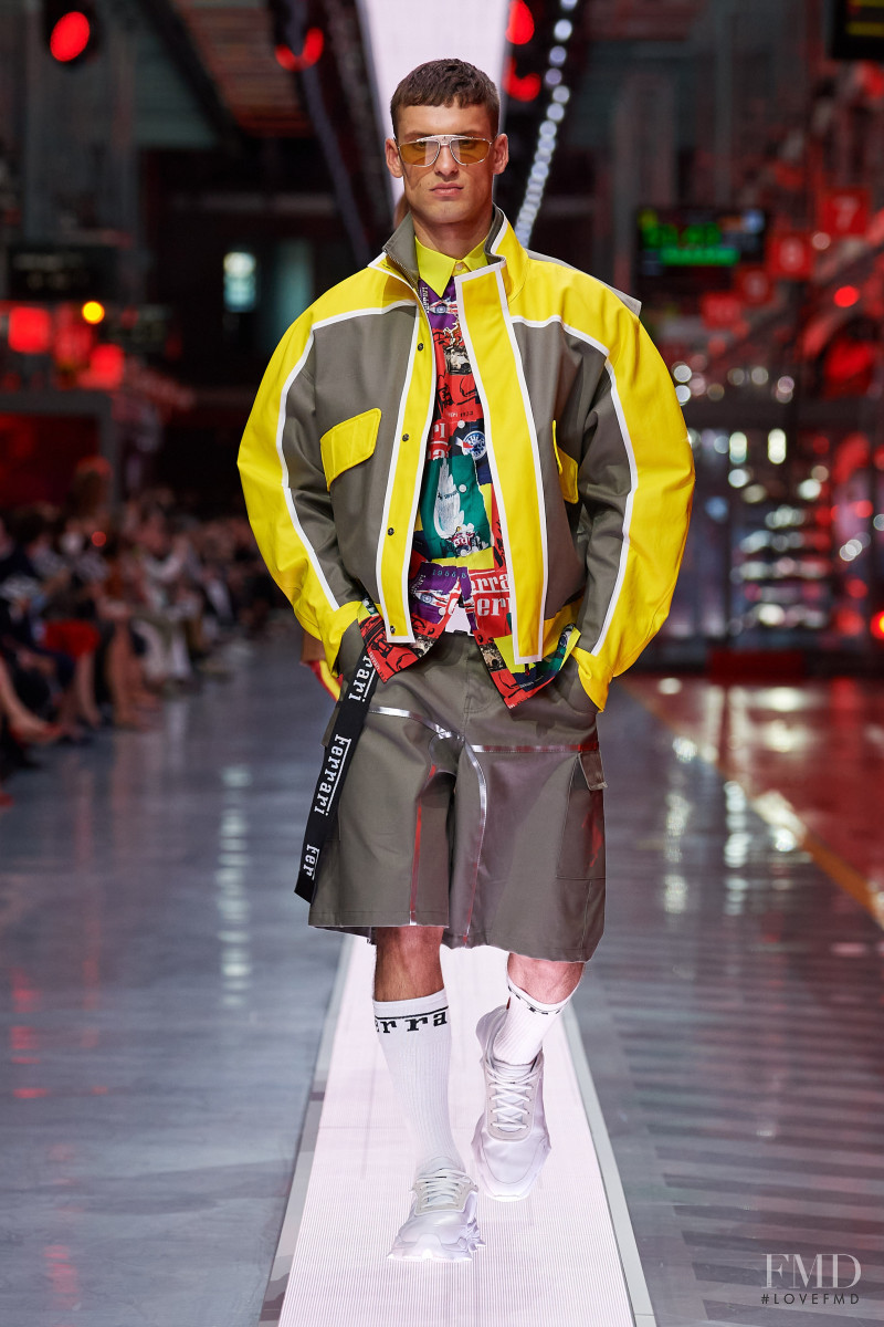 David Trulik featured in  the Ferrari Concept fashion show for Spring/Summer 2022