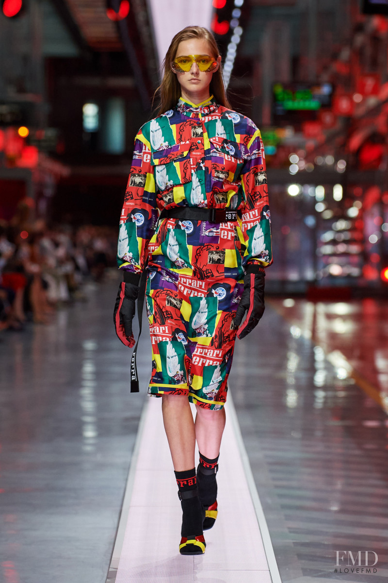 Valeria Buldini featured in  the Ferrari Concept fashion show for Spring/Summer 2022