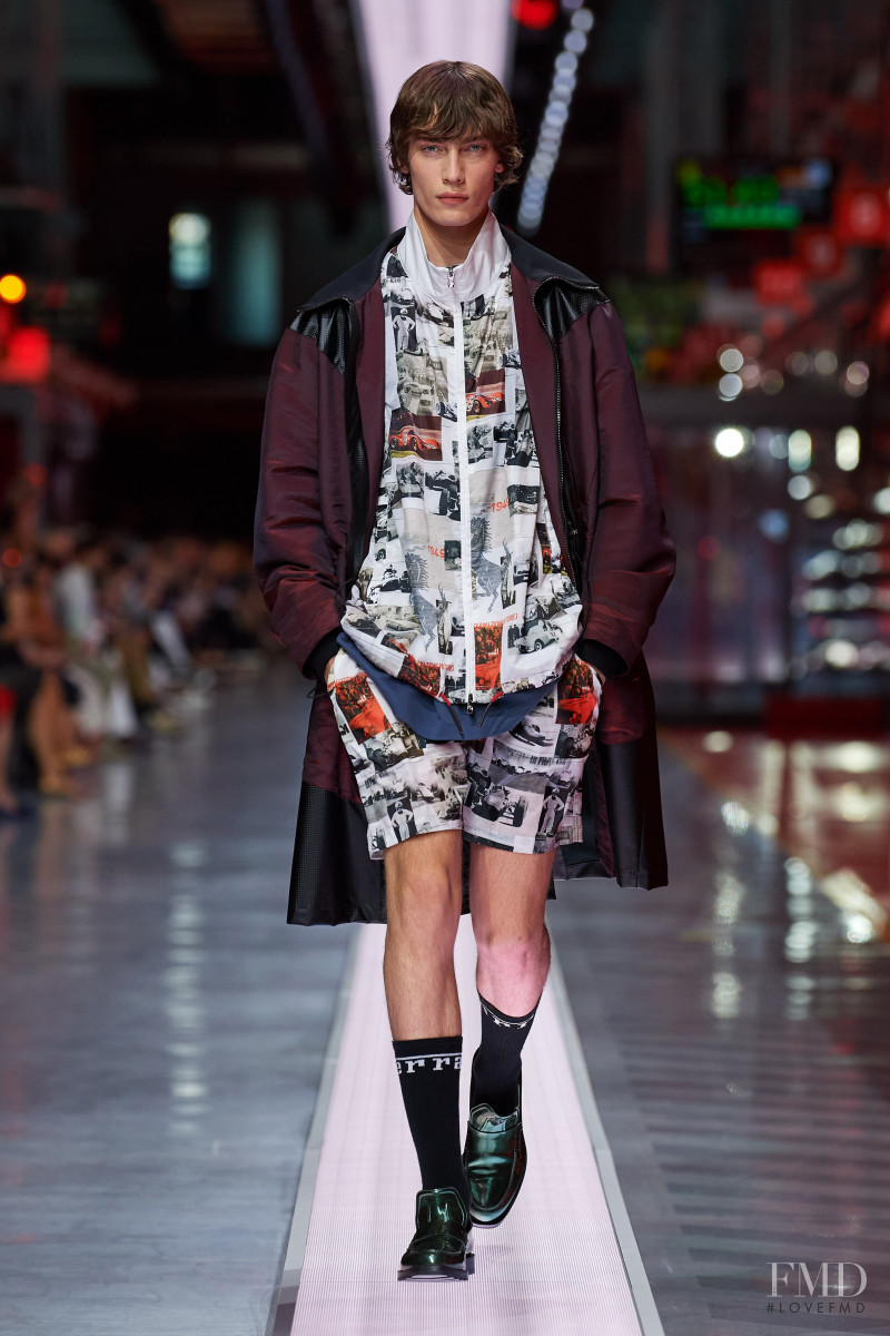 Freek Iven featured in  the Ferrari Concept fashion show for Spring/Summer 2022