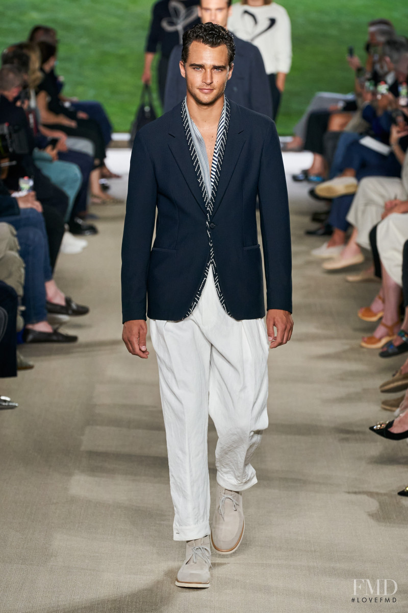 Pepe Barroso featured in  the Giorgio Armani fashion show for Spring/Summer 2022