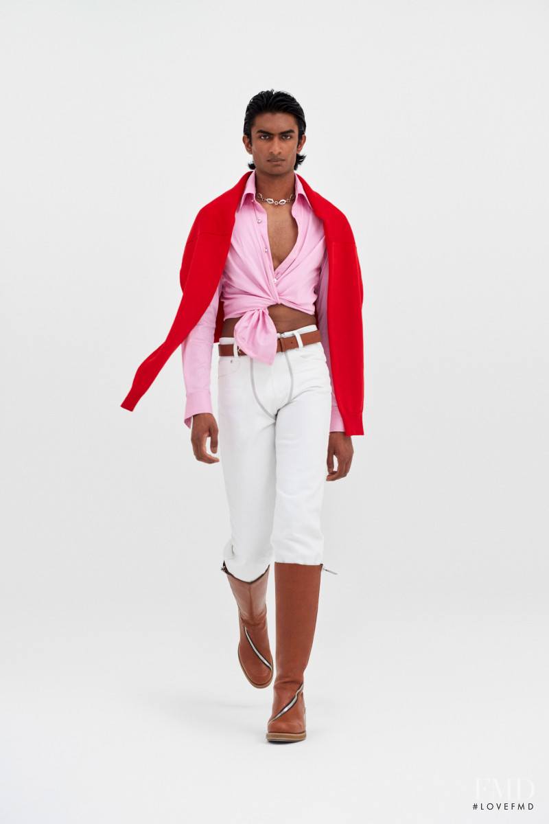 Rishi Robin featured in  the GmbH fashion show for Spring/Summer 2022