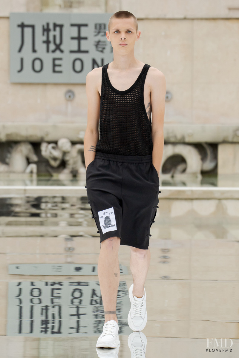 Lucas Dermont featured in  the JOEONE fashion show for Spring/Summer 2022