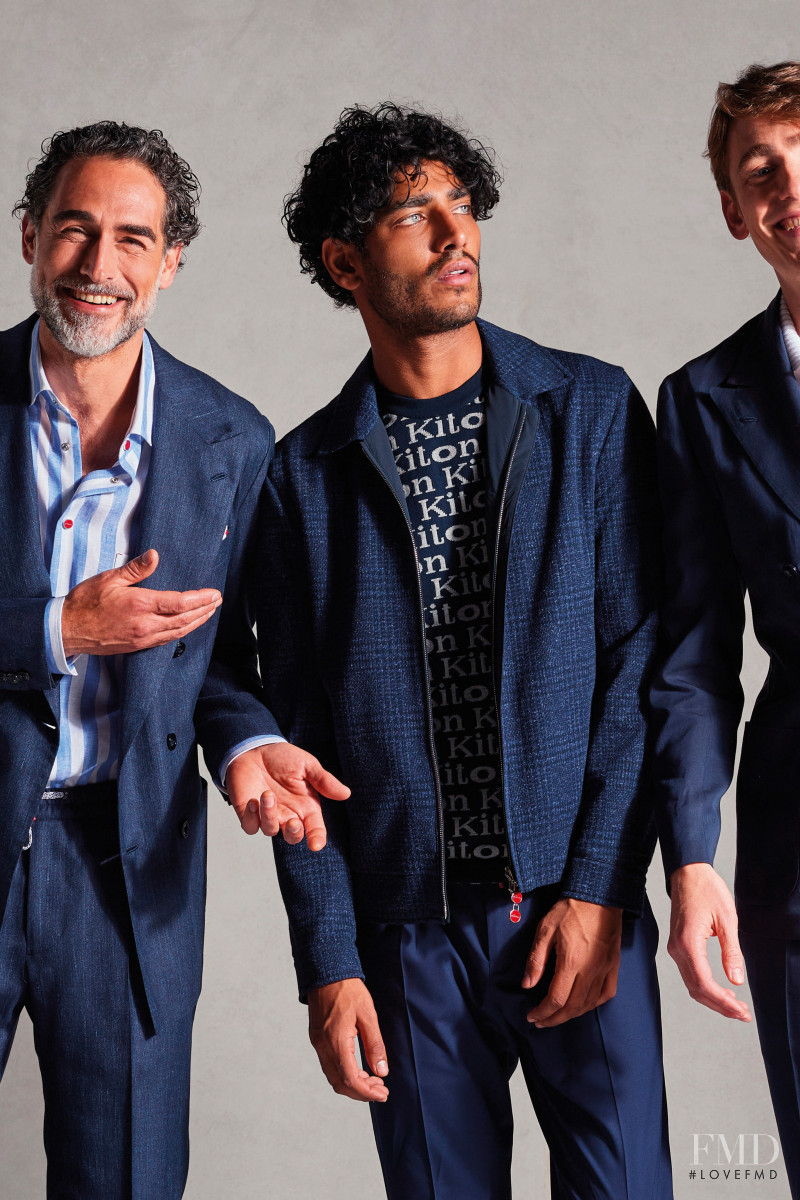 Kiton lookbook for Spring/Summer 2022