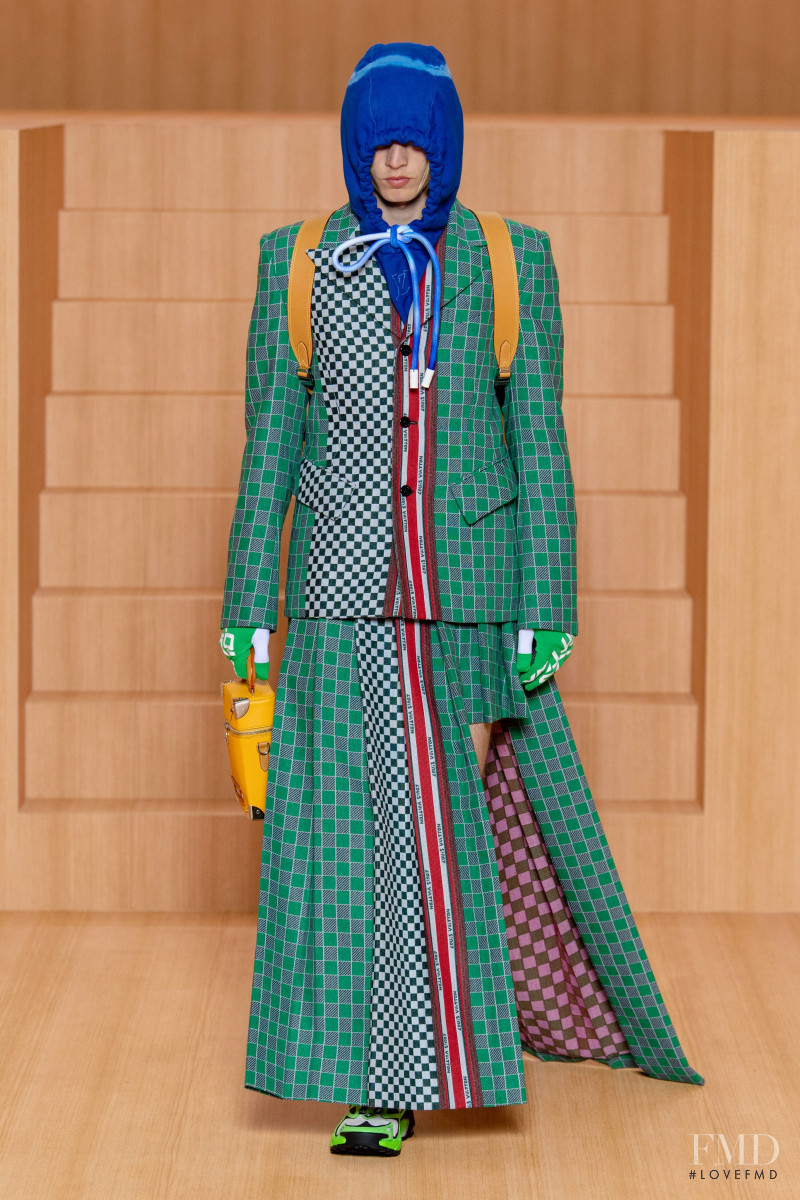 Senne Pluym featured in  the Louis Vuitton fashion show for Spring/Summer 2022
