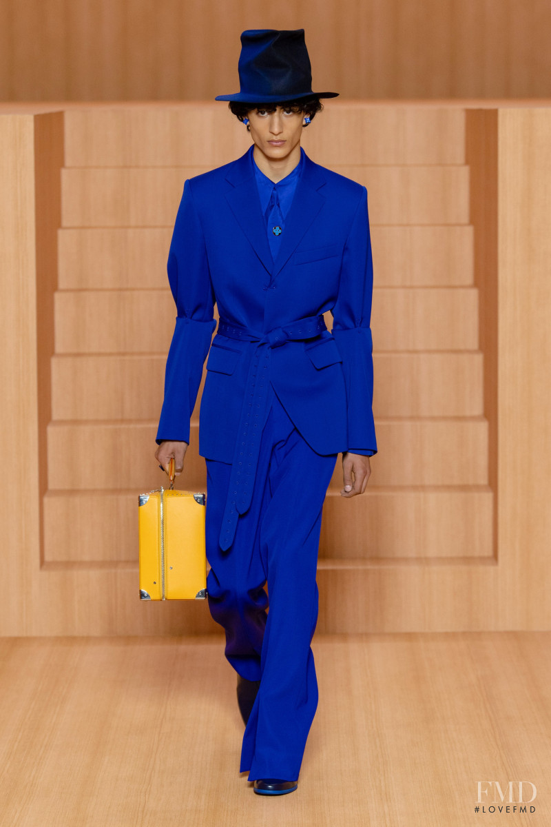 Yoesry Detre featured in  the Louis Vuitton fashion show for Spring/Summer 2022