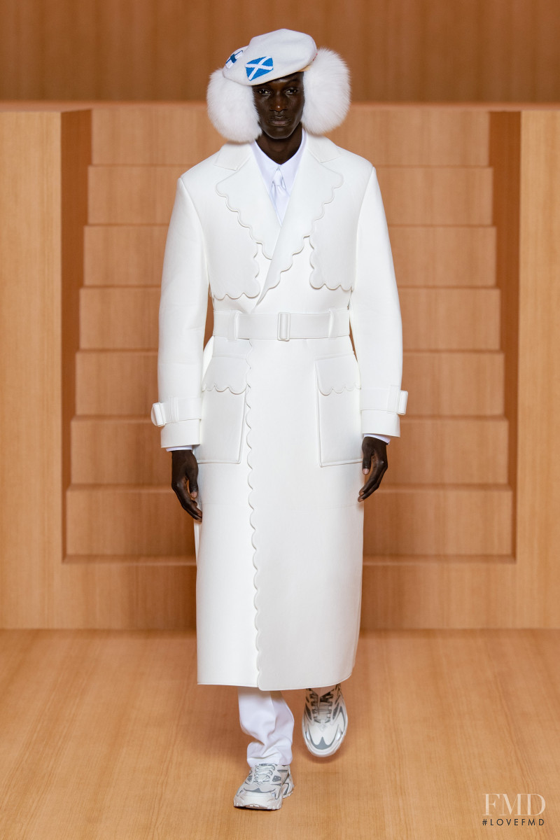 Momo Ndiaye featured in  the Louis Vuitton fashion show for Spring/Summer 2022