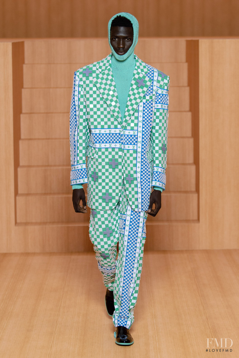Moustapha Sy featured in  the Louis Vuitton fashion show for Spring/Summer 2022