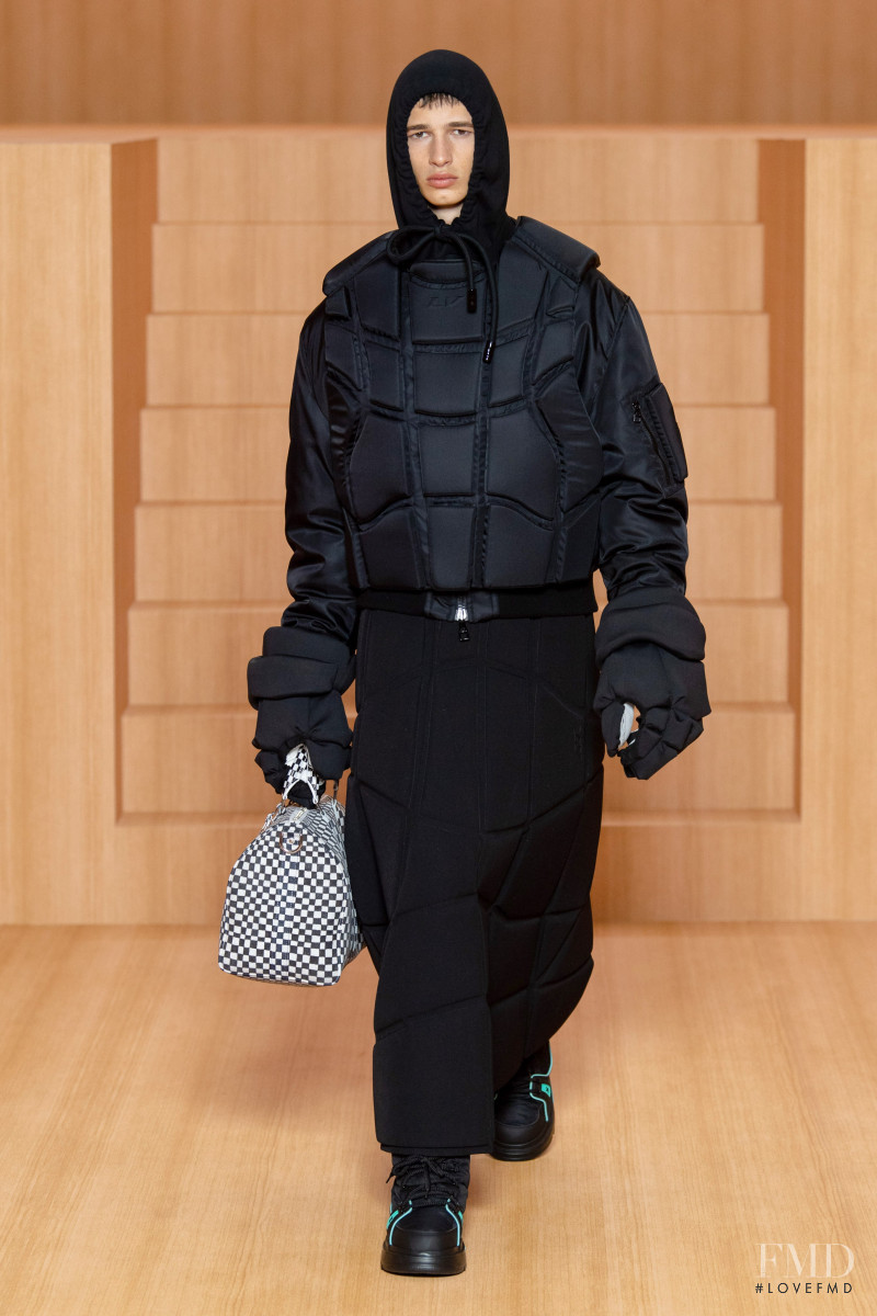 Louis Dercon featured in  the Louis Vuitton fashion show for Spring/Summer 2022