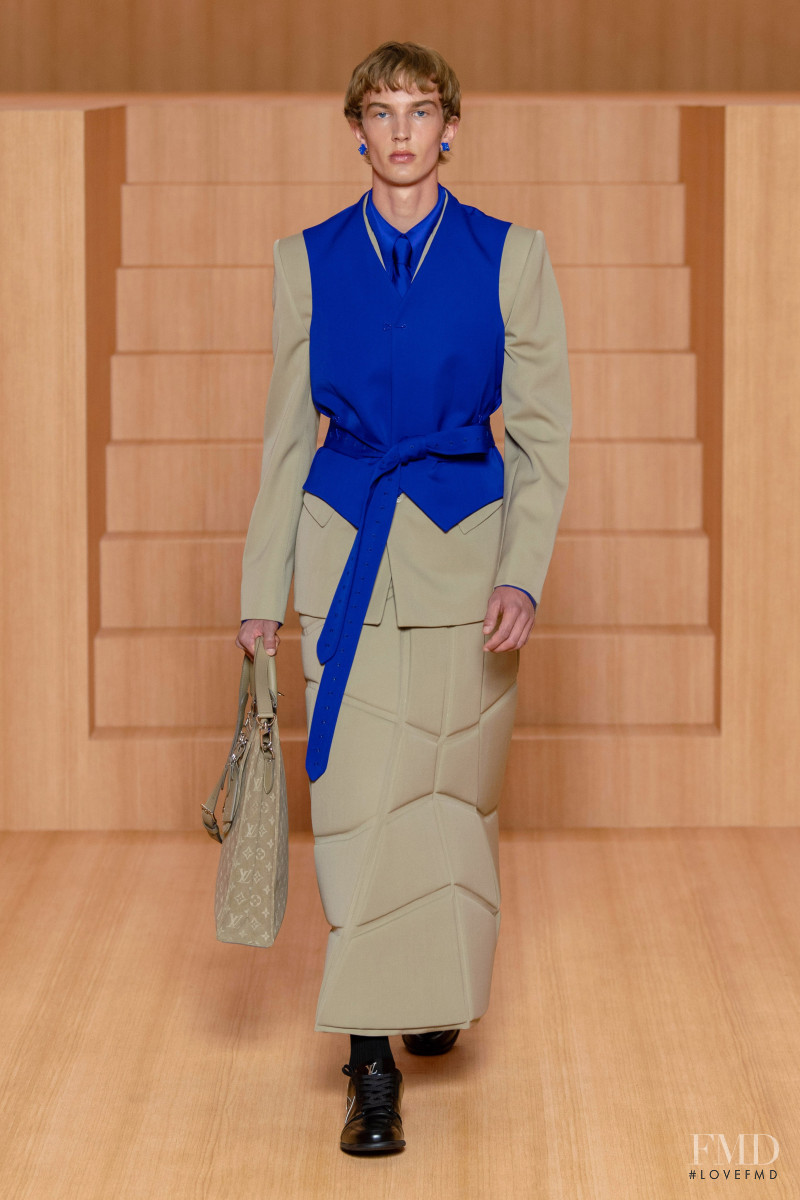 Maurits Buysse featured in  the Louis Vuitton fashion show for Spring/Summer 2022