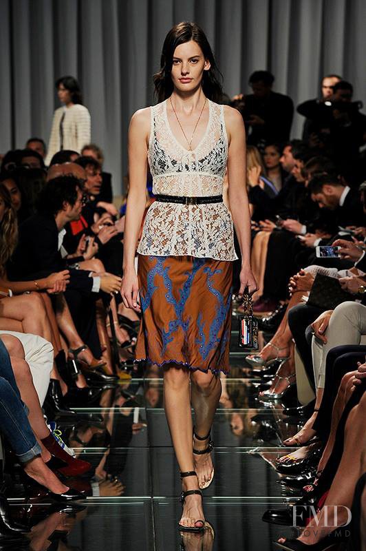 Amanda Murphy featured in  the Louis Vuitton fashion show for Resort 2015