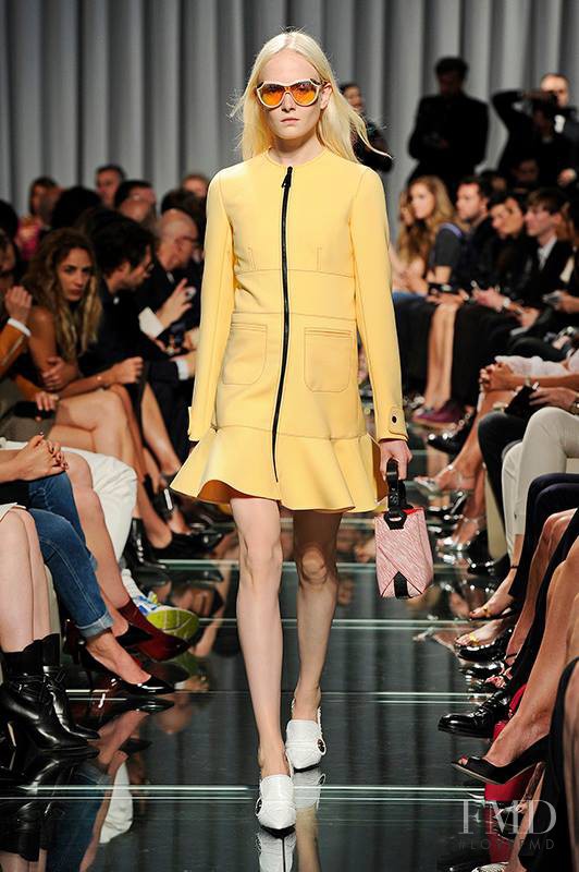 Maja Salamon featured in  the Louis Vuitton fashion show for Resort 2015