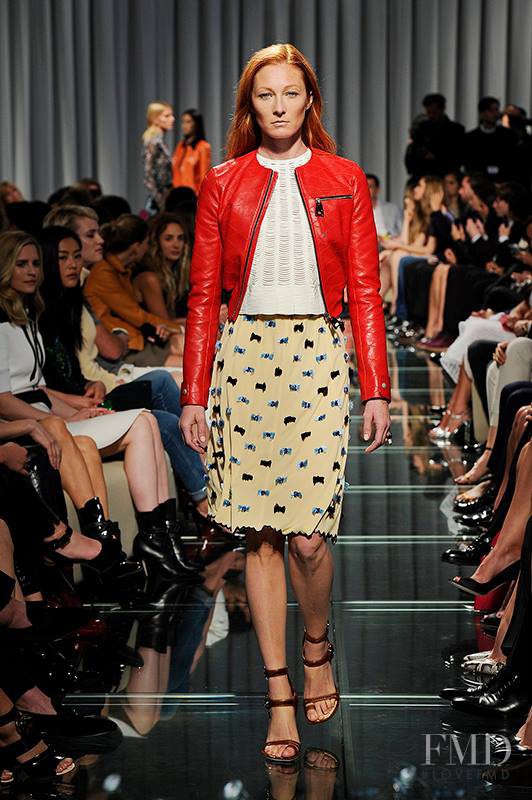 Maggie Rizer featured in  the Louis Vuitton fashion show for Resort 2015