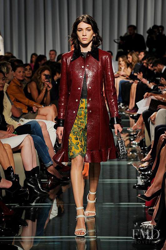 Steffy Argelich featured in  the Louis Vuitton fashion show for Resort 2015