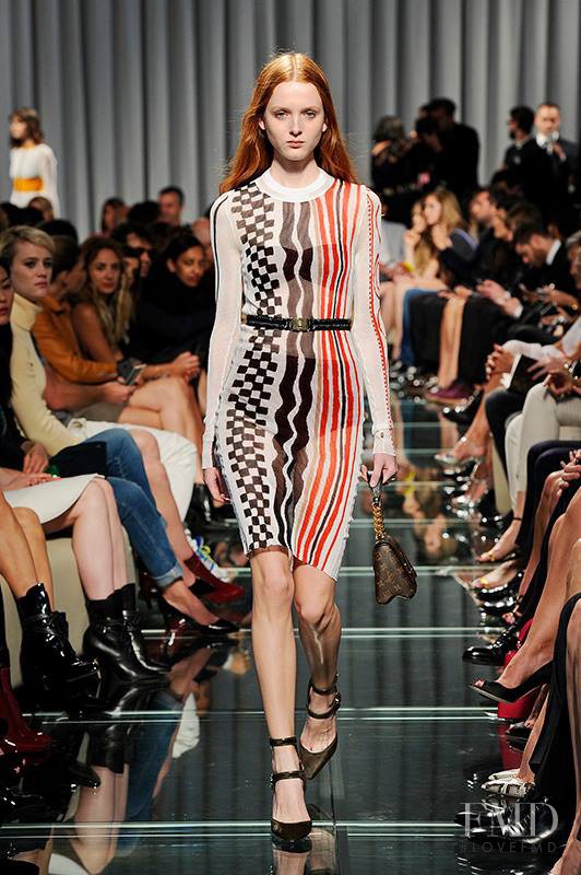 Madison Stubbington featured in  the Louis Vuitton fashion show for Resort 2015