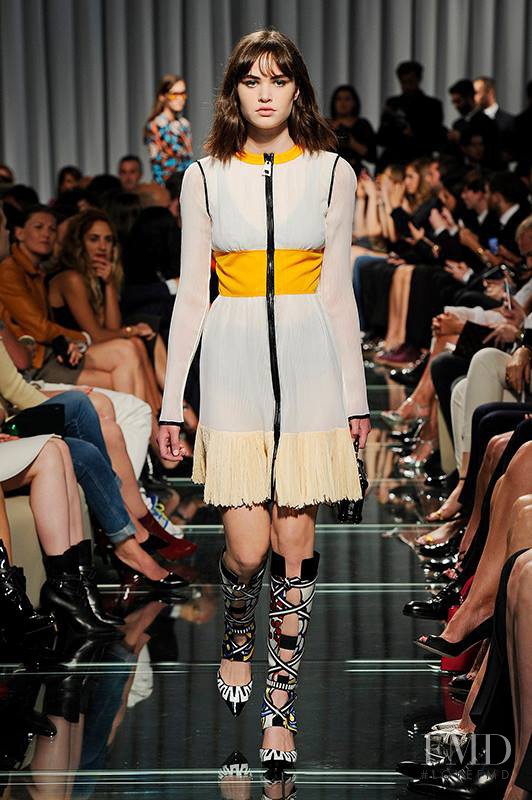 Misha Hart featured in  the Louis Vuitton fashion show for Resort 2015