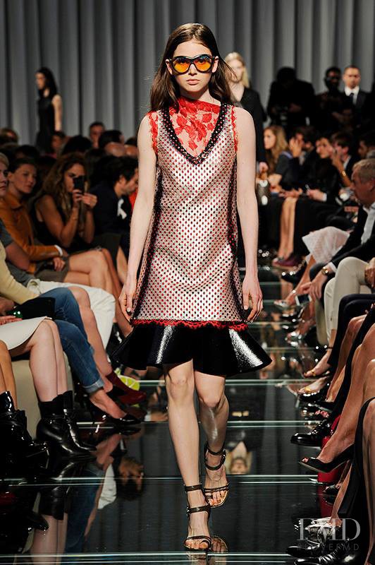 Irma Spies featured in  the Louis Vuitton fashion show for Resort 2015