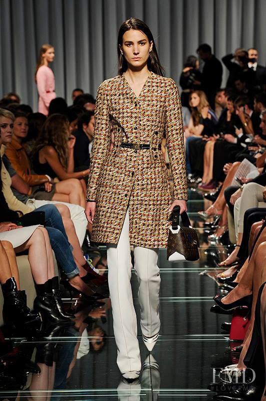 Mijo Mihaljcic featured in  the Louis Vuitton fashion show for Resort 2015