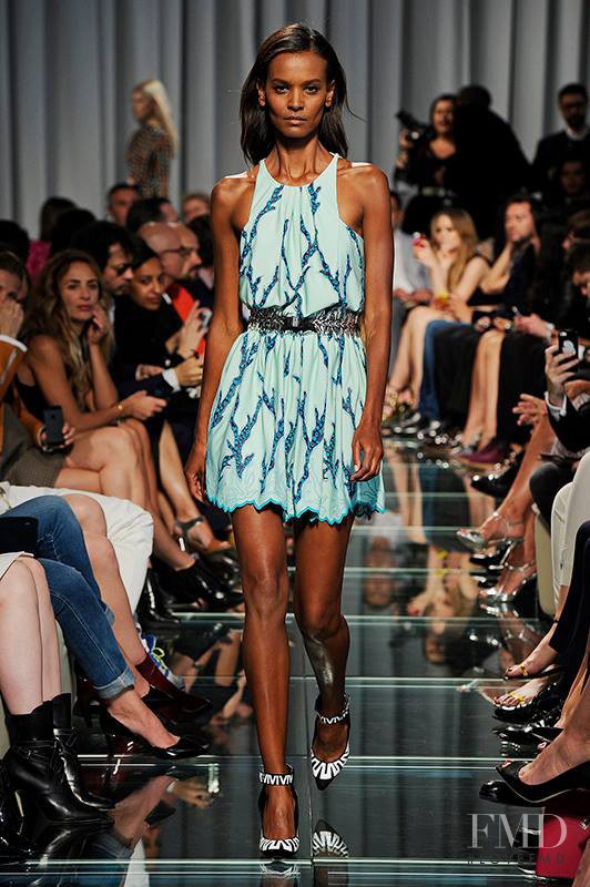 Liya Kebede featured in  the Louis Vuitton fashion show for Resort 2015