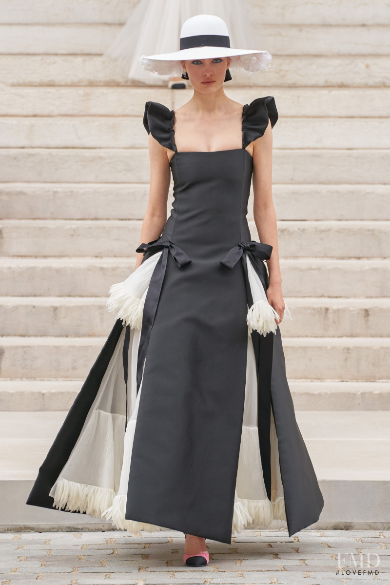 Felice Noordhoff featured in  the Chanel Haute Couture fashion show for Autumn/Winter 2021