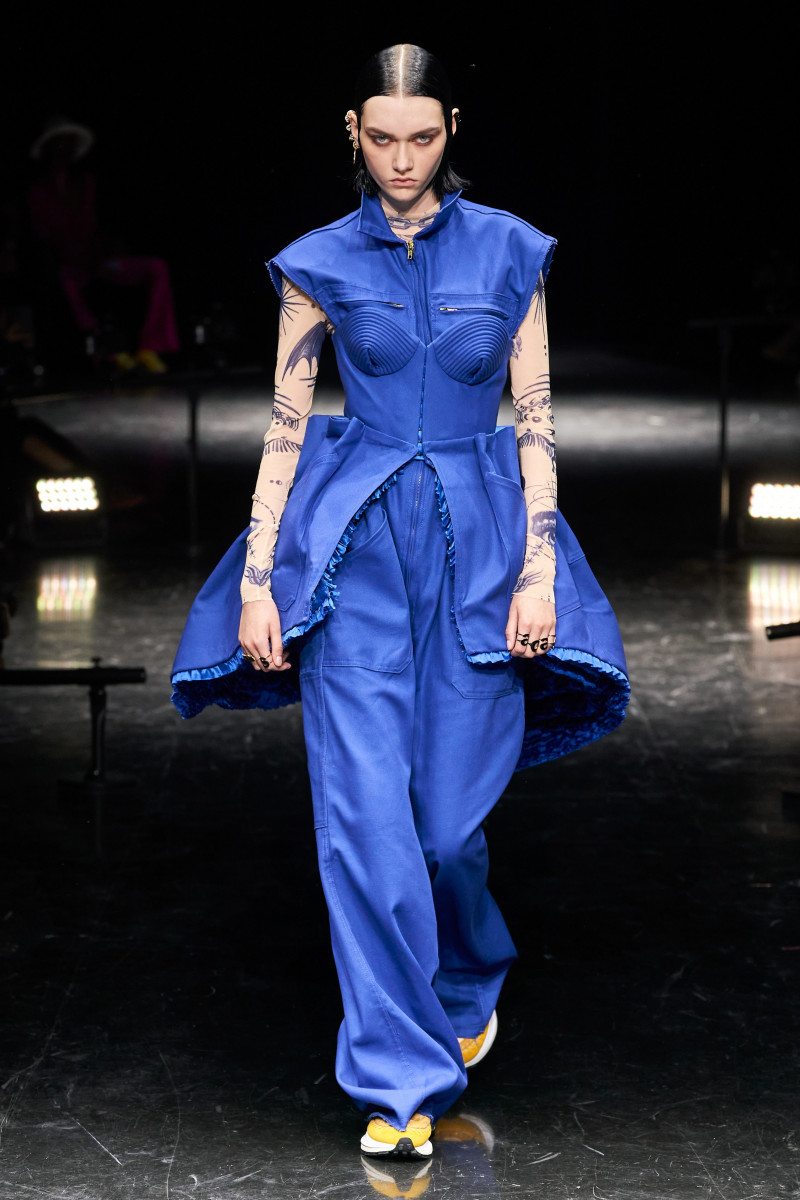Sofia Steinberg featured in  the Jean Paul Gaultier Haute Couture fashion show for Autumn/Winter 2021
