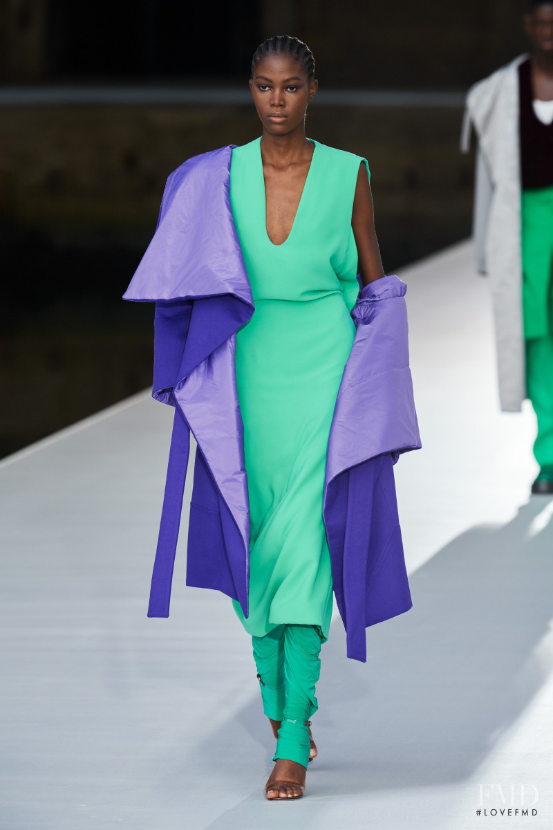 Gibril Igale featured in  the Valentino Couture fashion show for Autumn/Winter 2021