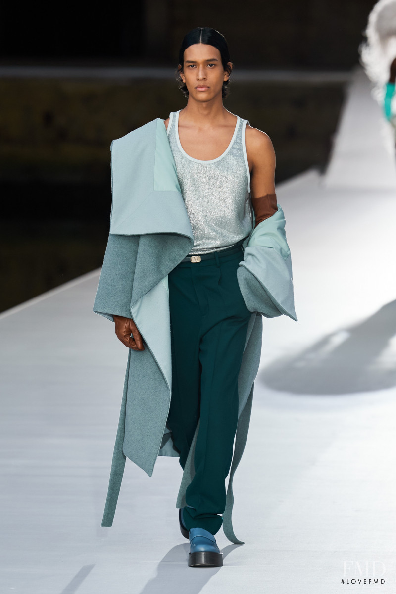 Magdaleno Delgado featured in  the Valentino Couture fashion show for Autumn/Winter 2021