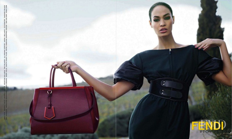 Joan Smalls featured in  the Fendi advertisement for Autumn/Winter 2012