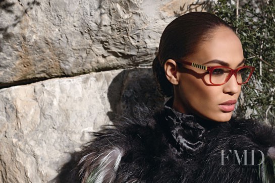 Joan Smalls featured in  the Fendi advertisement for Autumn/Winter 2012