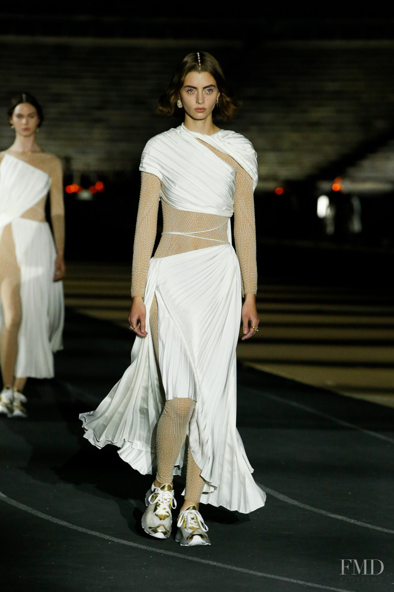 Patrycja Piekarska featured in  the Christian Dior fashion show for Resort 2022