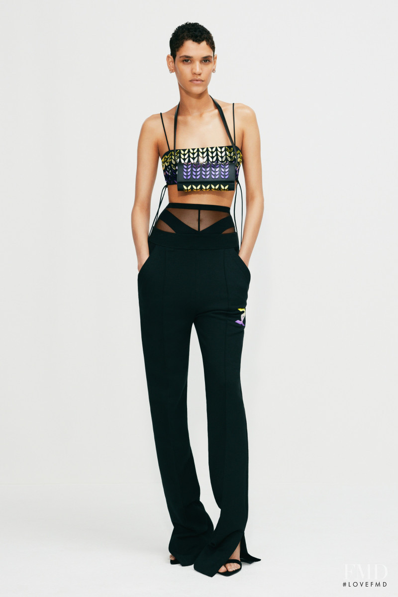 Kerolyn Soares featured in  the David Koma lookbook for Resort 2022