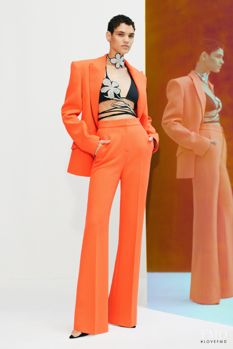 Kerolyn Soares featured in  the David Koma lookbook for Resort 2022