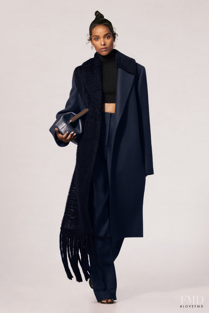 Malika Louback featured in  the Fendi lookbook for Resort 2022