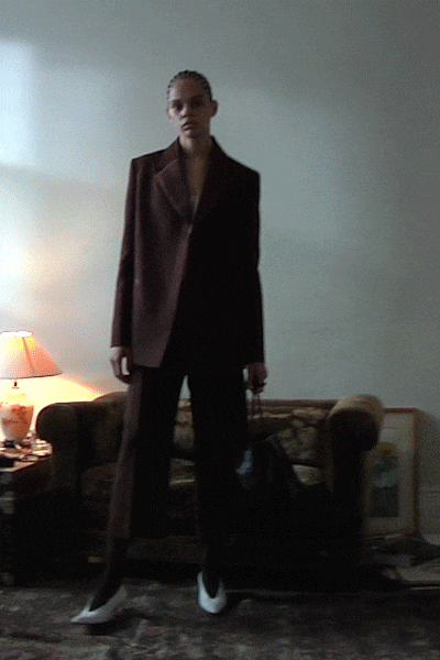 Hiandra Martinez featured in  the Khaite lookbook for Resort 2022